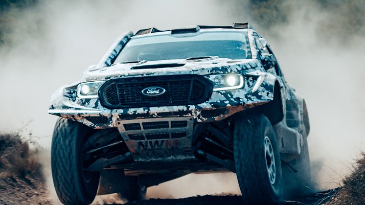 Ford Ranger Raptor T1+ tävlar i Dakar Rally 2024