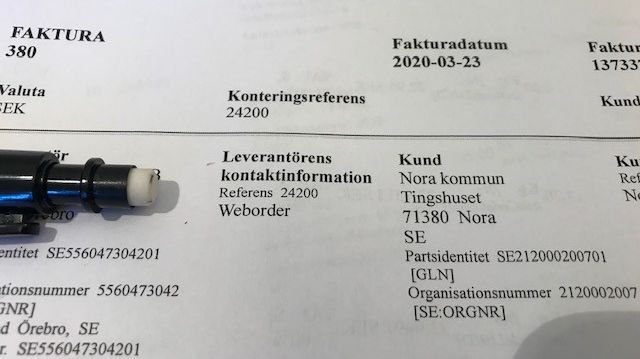 Om möjligt ska fakturor till Nora kommun betalas snabbare.