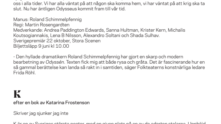 Sammanställning Folkteaterns spelår 2022/2023