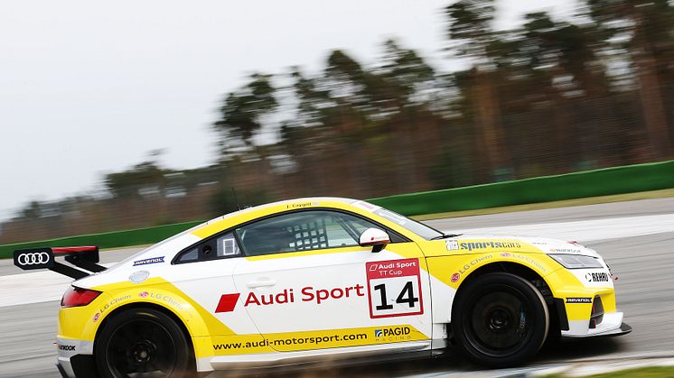 Audi Sport TT Cup-bilen på Hockenheim-banen