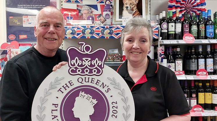 Tim & Leslie Francis marking the Queen's Platinum Jubilee earlier this year.