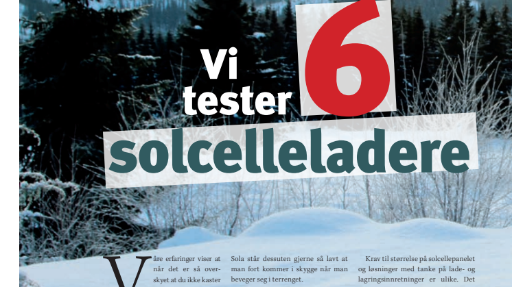 Flexcell 14W solcelle   Best i test!