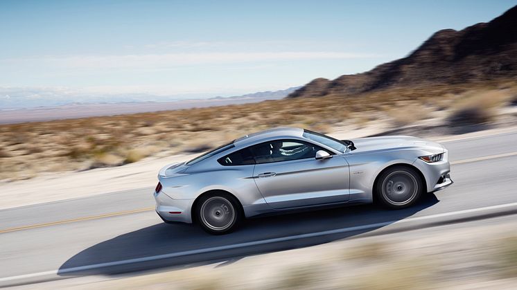 Nye Ford Mustang ble første gang vist i Barcelona 5. des.