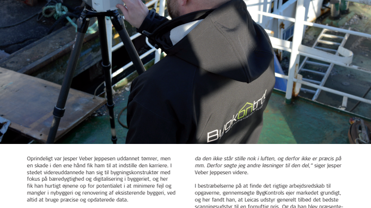 BygKontrol: Hurtige 3D-laserscanninger og BIM-modellering fanger virkeligheden