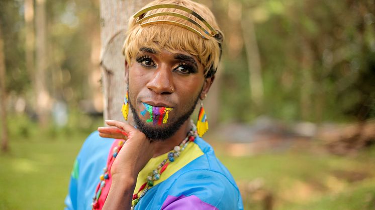 Noel from Rainbow Riots Uganda. Photo by Rainbow Riots