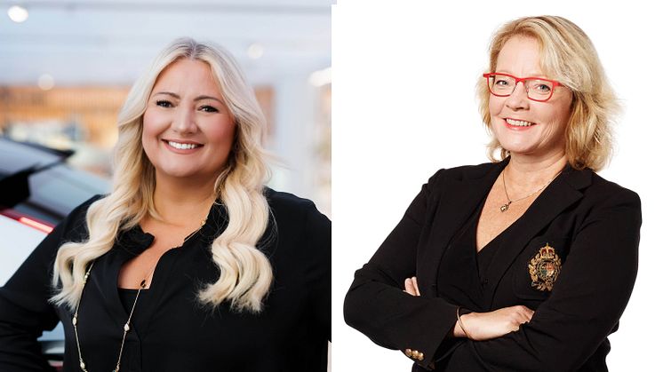 Emmi Antonsson, Mobility Sweden och Pernilla Ström som är moderator i paneldiskussionen