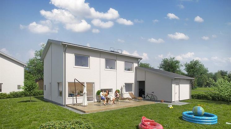3D-illustration över baksidan - Ödåkra