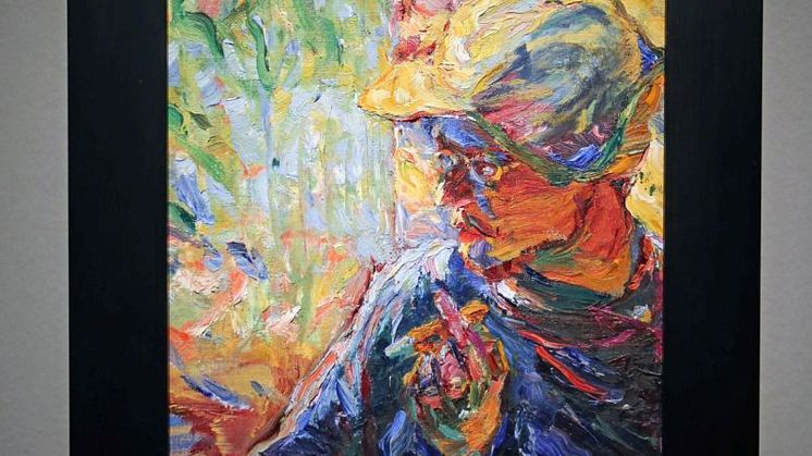 "Maler Schmidt-Rottluff" (1906) von Emil Nolde ist Teil der Ausstellung "Nolde und die Brücke" im Museum der bildenden Künste Leipzig