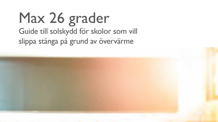 Skolguide om solskydd