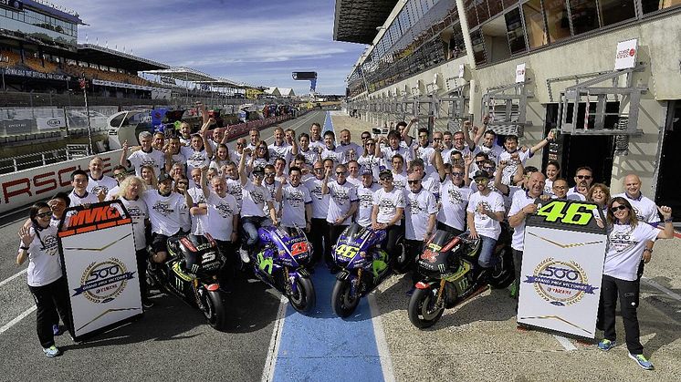 Yamaha Hit 500th Grand Prix Racing Victory Milestone