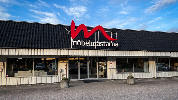 Möbelmästarna i Ed - Butiksfasad.