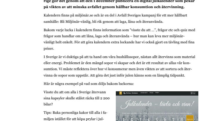 Hållbar konsumtion inför julen  – visst är det något vi vill stötta!