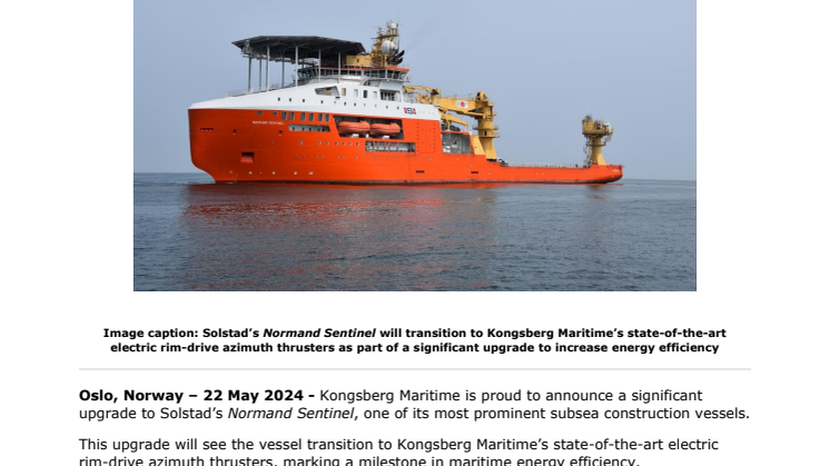 Kongsberg Maritime announces energy-efficient upgrade for Solstad’s Normand Sentinel_FINAL.pdf
