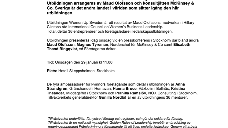 Ambassadörer med i unik ledarskapsutbildning