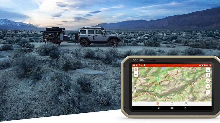 Garmin Overlander –  maastoon ja maantielle