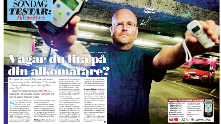 Bäst i test - Dräger Alcotest 3000 är testvinnare
