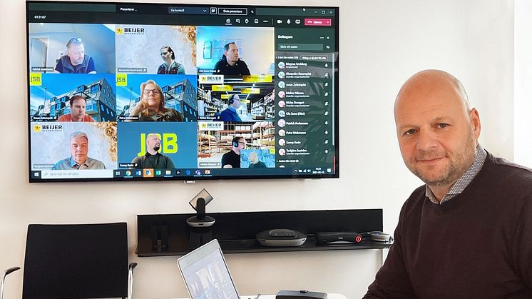 Samarbetet med Beijer sträcker sig längre än bara köpet av brädan, vi har behov av en löpande dialog och expertkunskapen, säger Magnus Lindskog, Strategisk inköpare JSB.