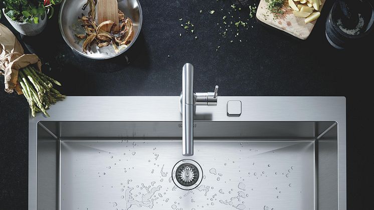 GROHE Essence_Borstat Stål