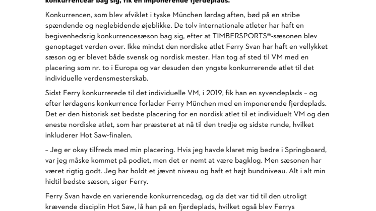 TOPPLACERING TIL DEN NORDISKE ATLET FERRY SVAN TIL INDIVIDUELT VM I TIMBERSPORTS.pdf