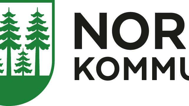 Nora kommuns huvudlogotype, som nu införs successivt.