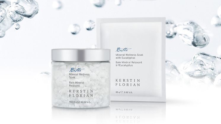 Upplev hälsa med kraftfulla badsalt med aromaterapeutiska egenskaper från Kerstin Florian.