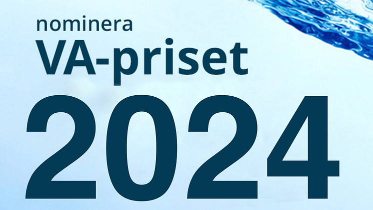 Nominera ditt bidrag till VA-priset 2024!