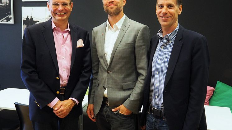 Robert Spertina, Robert Åberg and Stefan Lindgren. Photo: Sigma Technology