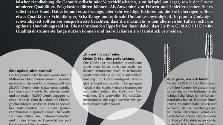 Rotierende Instrumente: Mit dem richtigen Dreh zu mehr Freude an Ihrer Praxisausstattung