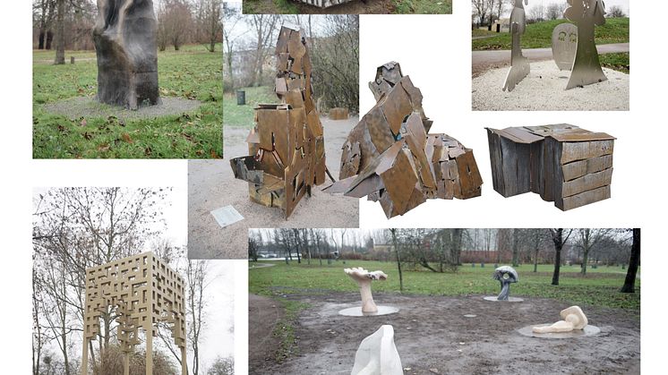 Barnens skulpturpark består nu av sex olika konstverk.