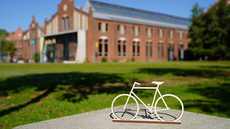 In dieser Woche erreicht die Sommerradtour der sieben Hochschulen, die vom Bundesverkehrsministerium geförderte Stiftungsprofessuren für den Radverkehr einrichten, den Campus der TH Wildau. (Bild: Mareike Rammelt)