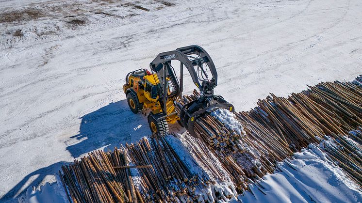 Volvo L200H High Lift - timmerhantering