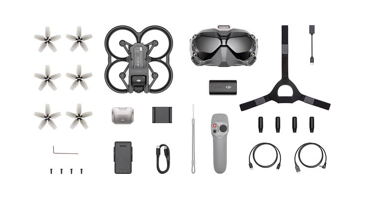 DJI Avata Fly Smart Combo (DJI FPV Goggles V2) In the Box