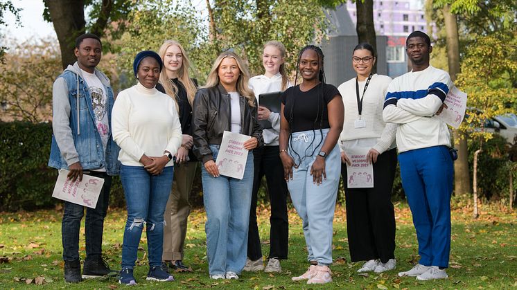Image 2 - Some of the Northumbria University students selected to be part of the ACCESS Climate and Environment programme