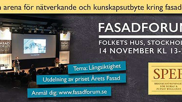 Möt oss på Fasadforum