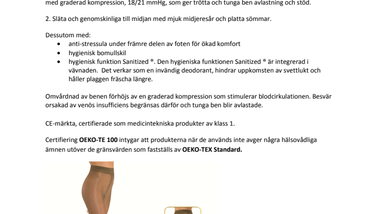 Äntligen snygga strumpbyxor med kompression och hög modegrad