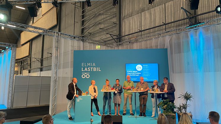 Politikerdebatt på Elmia Lastbil 2022