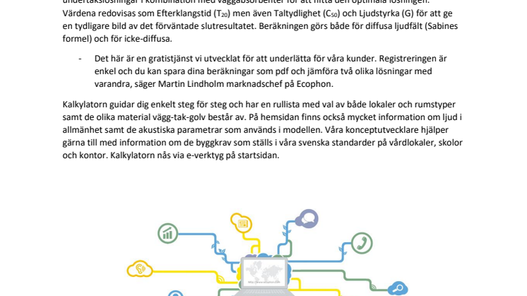 Ecophons Akustiska kalkylator ger rättvis bild av ljudmiljön!