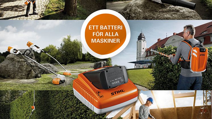 De tysta, avgasfria och mobila kraftpaketen ger full frihet vid grönyteskötsel och har tack vare den senaste batteritekniken extra lång driftstid.