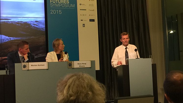 ​Akvaplan-niva Director Salve Dahle speaks at Arctic Futures Symposium in Brussels