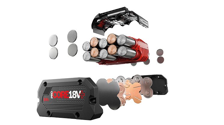 Bosch Professional lancerer ProCore18V+: Verdens første 18V-batteri med innovativ celleteknologi og en øget driftstid på op til 71 pct. 
