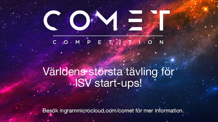 Världens största tävling för ISV Start-ups kommer till Sverige