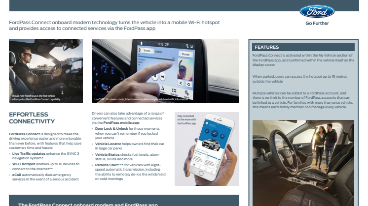 FordPass features