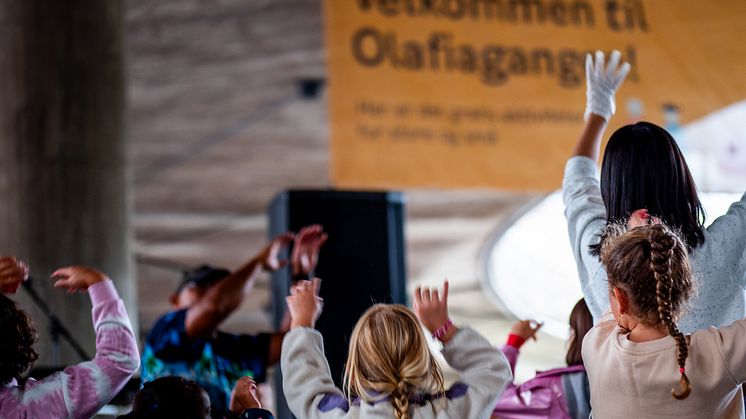 Det blir mange aktiviteter for barn og unge i Olafiagangen i sommer! Foto: Bydel Gamle Oslo