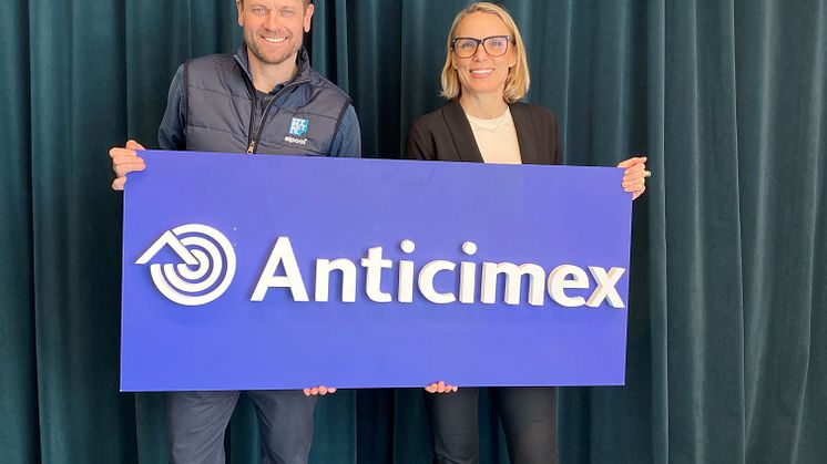 Mattias Jonsson, Partner Effektiv och Jacqueline Fowler, HR-chef Anticimex.