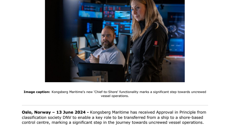 Kongsberg Maritime takes another step towards autonomous vessel operation with approval to m.pdf