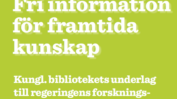 ​KB lyfter fem förslag inför regeringens forskningsproposition