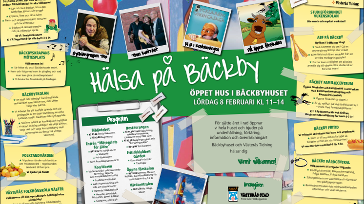 Öppet hus i Bäckbyhuset - program 