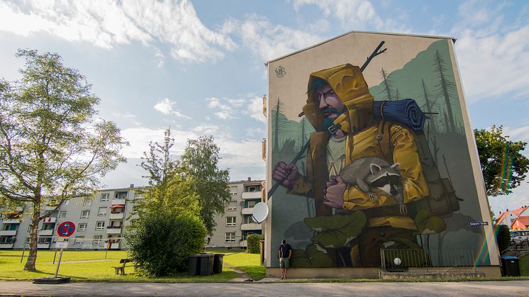 Mr Woodlandin teos "Globetrotter" (2017)