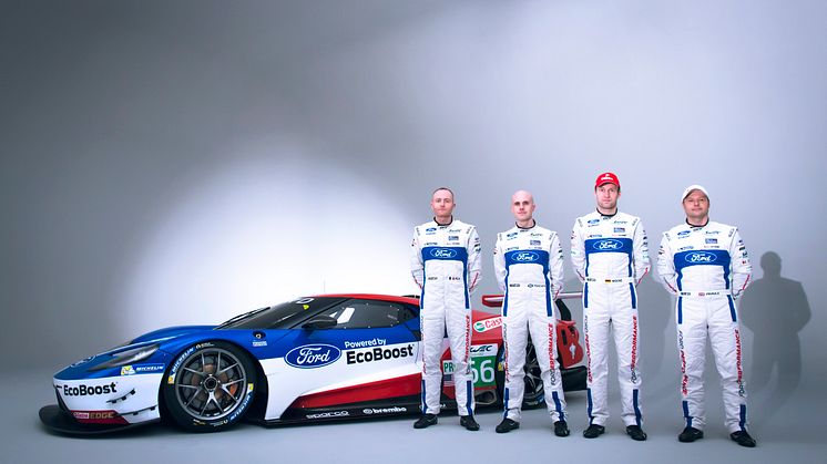 Ford avslører sjåførene for Ford GT’s utholdenhetsløp