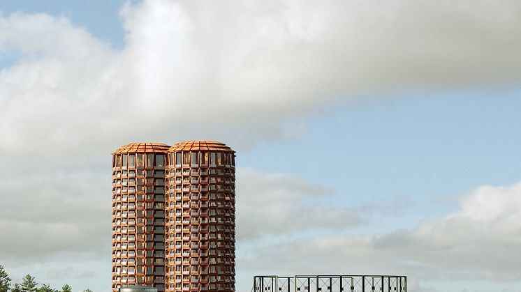 Stockholm kommande landmärke - Stadsljus